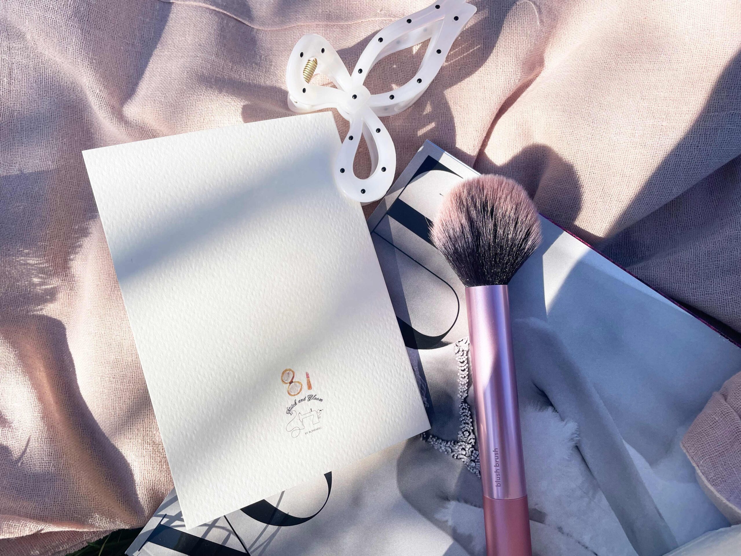 My Fashion Basket Watercolour Greeting Card - Image 4